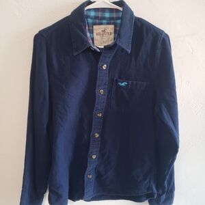 Hollister Dark Blue Casual Shirt